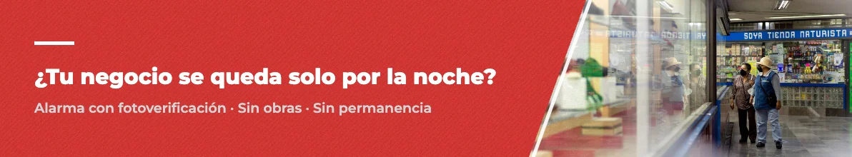 Banner de SystemDe: alarma con fotoverificación para negocios, sin obras y sin permanencia
