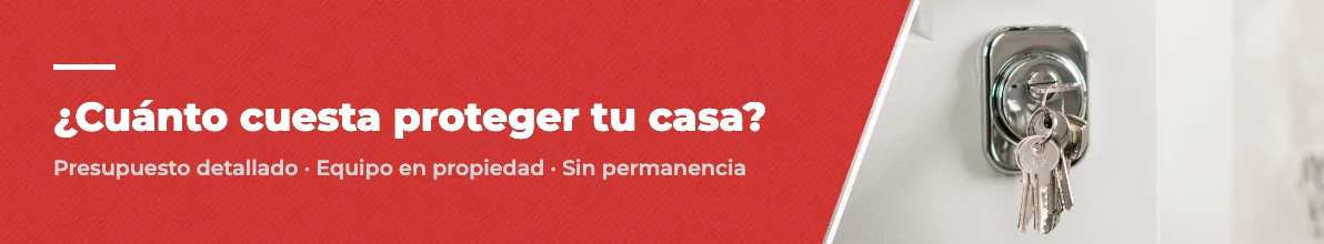 Banner de SystemDe: cuánto cuesta proteger tu casa, con presupuesto detallado, equipo en propiedad y sin permanencia