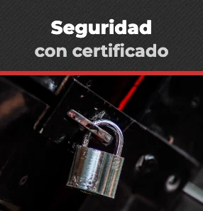 Candado cerrado sobre fondo oscuro: seguridad con certificado